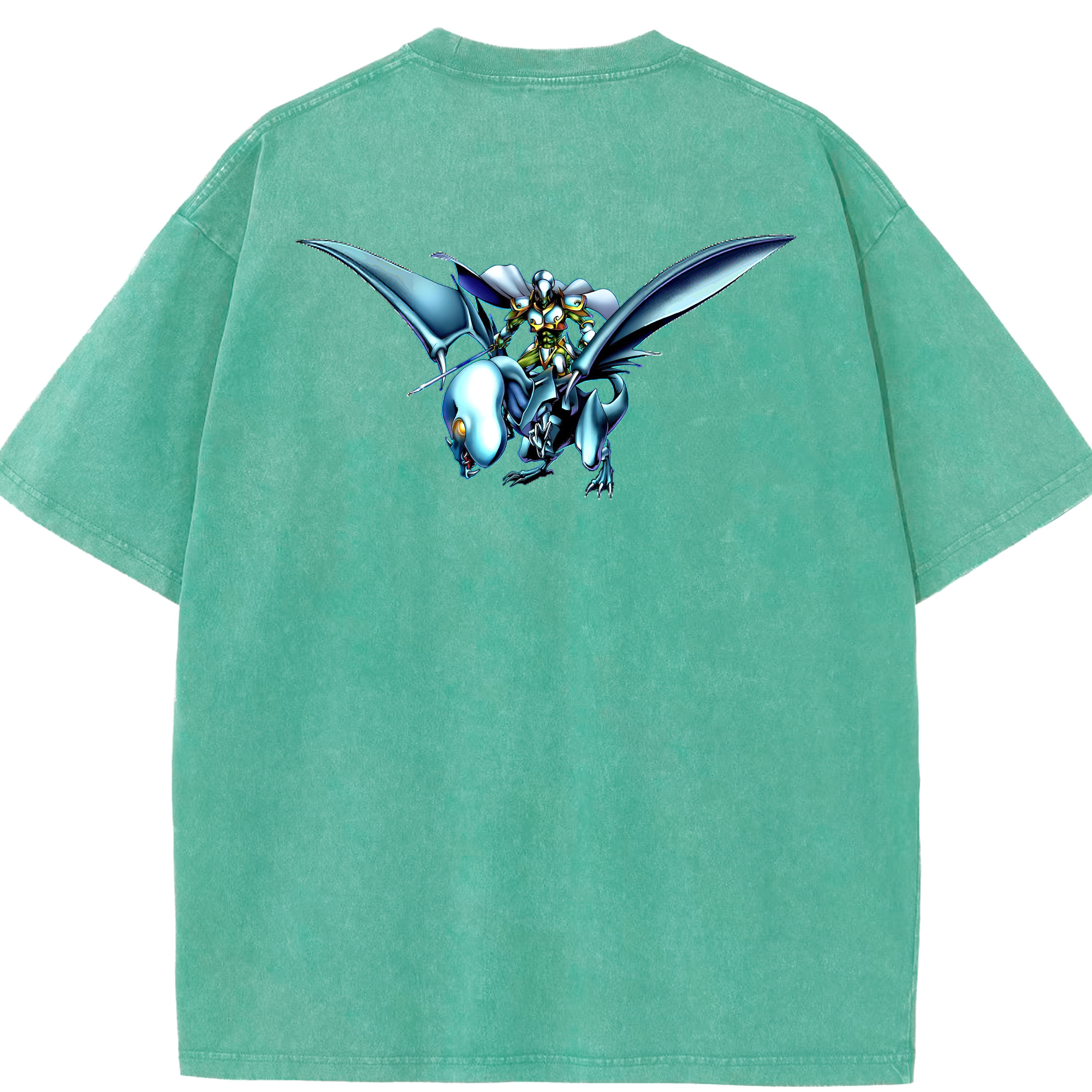 （画像用） 遊☆戯☆王 Yu-Gi-Oh! 綿100% ヴィンテージ風 半袖Tシャツ（背面プリント）